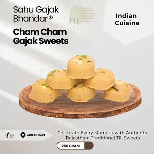 Sahu Gajak Bhandar Cham Cham Gajak Sweets