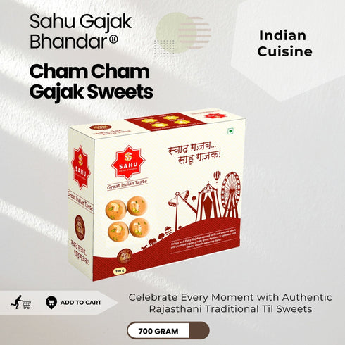 Sahu Gajak Bhandar Cham Cham Gajak Sweets