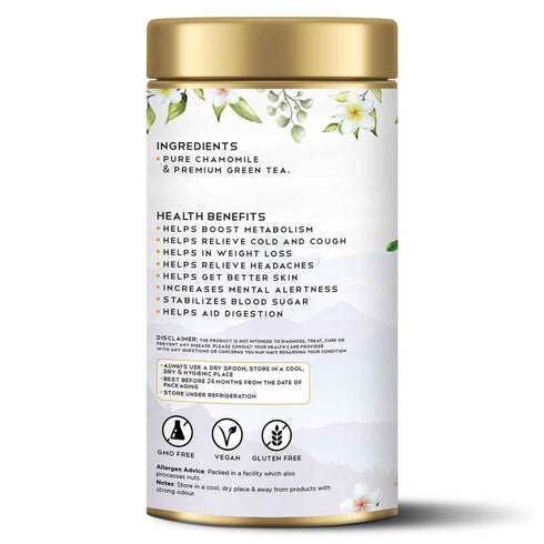 Tea Raja - Chamomile Green Tea 30 Teabags
