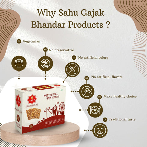 Sahu Gajak Bhandar Chapda Chikki