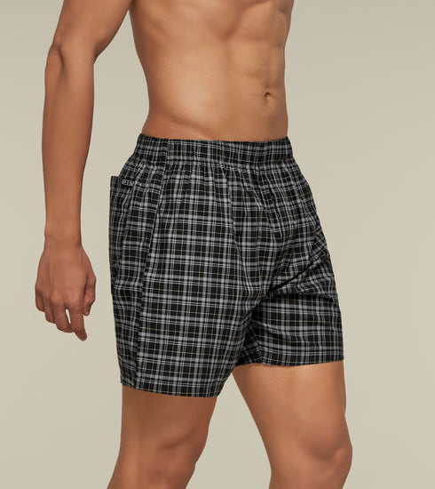 XYXX Checkmate Combed Cotton Boxers Shoot Up