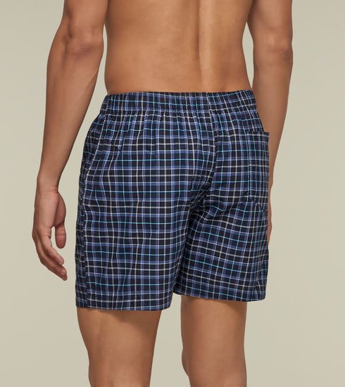 XYXX Checkmate Combed Cotton Boxers Beat The Blues