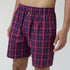 XYXX Checkmate Combed Cotton Boxer Shorts Autumn Maroon