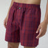XYXX Checkmate Combed Cotton Boxer Shorts Brit Red