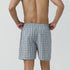 XYXX Checkmate Combed Cotton Boxer Shorts Frost Grey