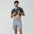 XYXX Checkmate Combed Cotton Boxer Shorts Frost Grey