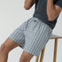 XYXX Checkmate Combed Cotton Boxer Shorts Frost Grey