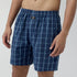 XYXX Checkmate Combed Cotton Boxer Shorts Vivid Blue