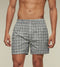 XYXX Checkmate Combed Cotton Boxers Steely