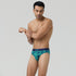 XYXX Checkmate Modal-Cotton Briefs Aqua Green