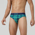 XYXX Checkmate Modal-Cotton Briefs Aqua Green