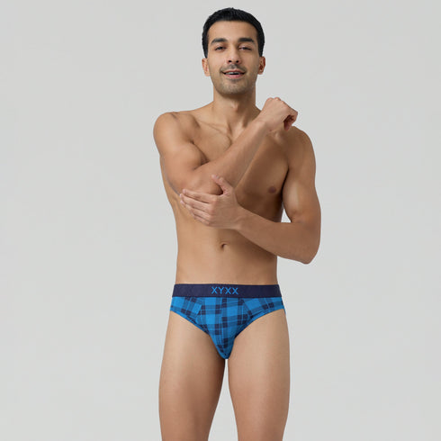 XYXX Checkmate Briefs Vivid Blue