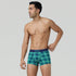 XYXX Checkmate Trunks Aqua Green
