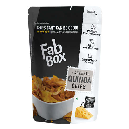 Fabbox Cheesy Quinoa Millet Chips