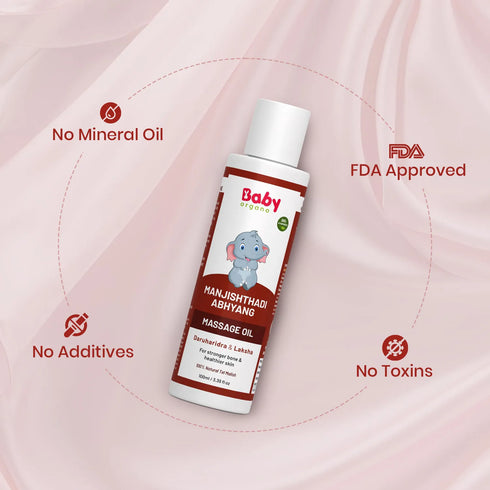 Babyorgano Manjishthadi Abhyang Massage Oil