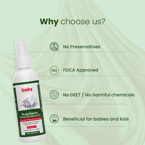 Babyorgano BugsAway Mosquito Repellent Spray