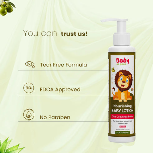 Babyorgano Nourishing Lotion Kids & Baby Lotion 0 15 Years