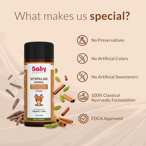 Babyorgano Sitopaladi Churna For Kids