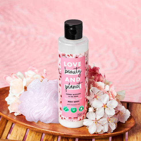 Love Beauty And Planet Cherry Blossom and Tea Rose Body Wash