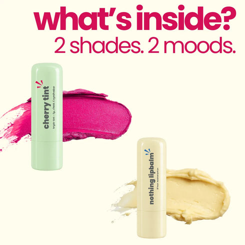 Tuco Cherry Triple Tint & Nothing Lip Balm