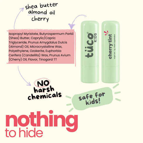 Tuco Cherry Triple Tint & Nothing Lip Balm