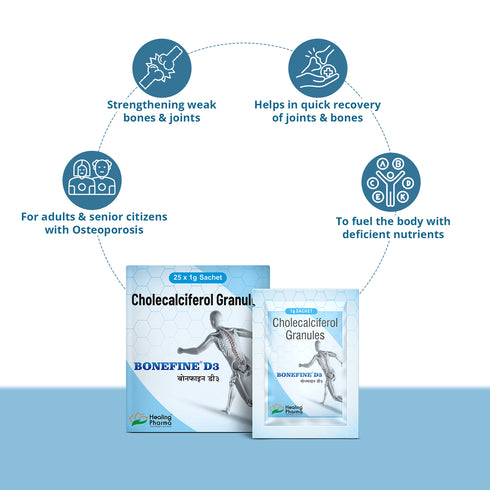 Healing Pharma Bonefine D3 Sachets