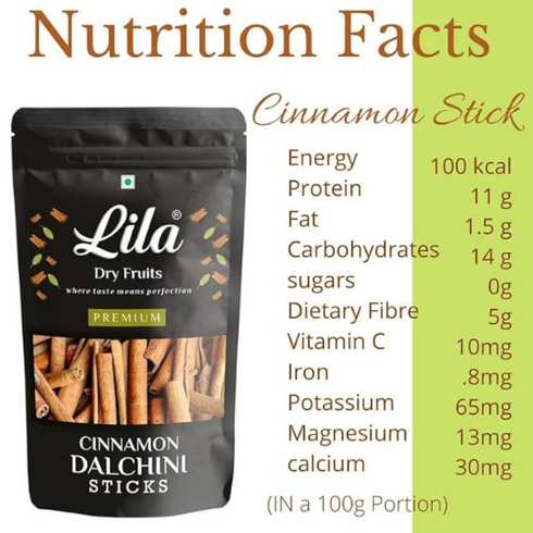Lila Dry Fruits Cinnamon Sticks