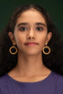 Bamboo India Circle Earrings