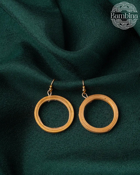 Bamboo India Circle Earrings