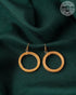 Bamboo India Circle Earrings