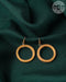 Bamboo India Circle Earrings