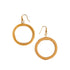 Bamboo India Circle Earrings
