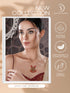 Gold Plated Coral Beaded Temple Lakshmiji Minimal Invisible Necklace & Chain