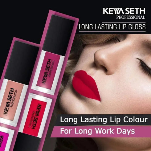 Keya Seth Aromatherapy Classic Red Shade Long Lasting Lipgloss - 02