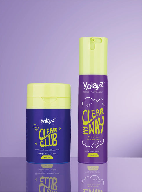 Sadhavi Wellness Y Play Z Clear Crew Duo Acne Bundle For Teens