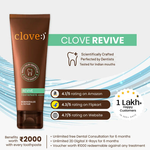 Clove Oral Care Revive Toothpaste