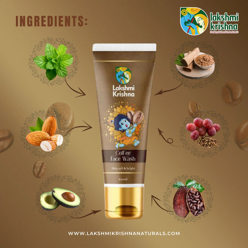 Lakshmi Krishna Naturals Coffee Face Wash