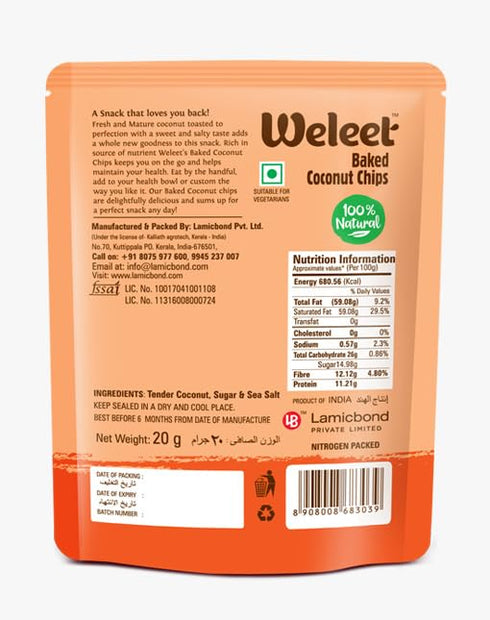 Weleet Weleet Baked Coconut Chips