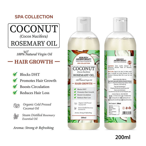 Keya Seth Aromatherapy 1% Rosemary with 99% Coconut Oil