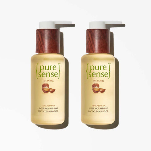 PureSense Relaxing Macadamia Deep Nourishing Face Cleansing Oil | From the makers of Parachute Advansed