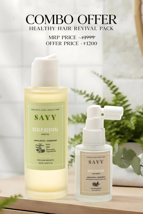 SAYY Scalp Revival Combo (Hair Oil + Hair Serum)