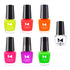 Moraze Cosmetics Neon Pack Of 6 Nail Polish With Top Coat