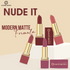 Colors Queen Nudeit Creamy Matte Lipstick – 14 Nude Shades