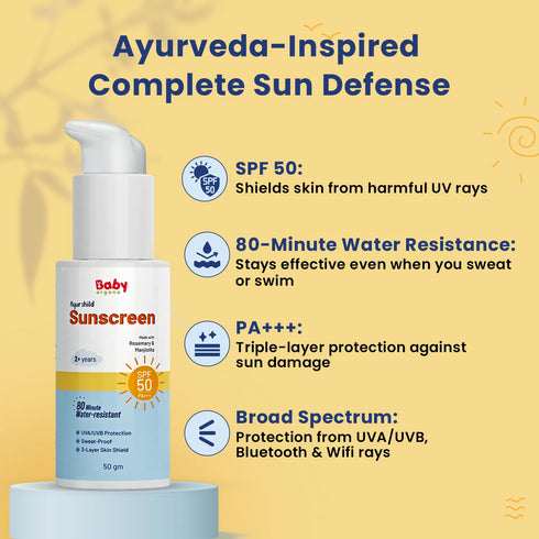 Babyorgano Complete Sun Protection Ayurshild Sunscreen