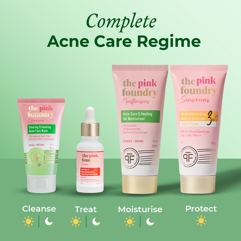 The Pink Foundry Mini Clearing & Calming Acne Face Wash