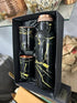 Coppjal Printed Copper Water Bottle With 2 Glass Set Design 4