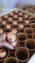 Coppjal 1000ml Copper Water Bottle Gift Set