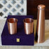Coppjal 1000ml Copper Water Bottle Gift Set
