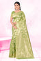 Deeva Sarees Green Cotton Saree