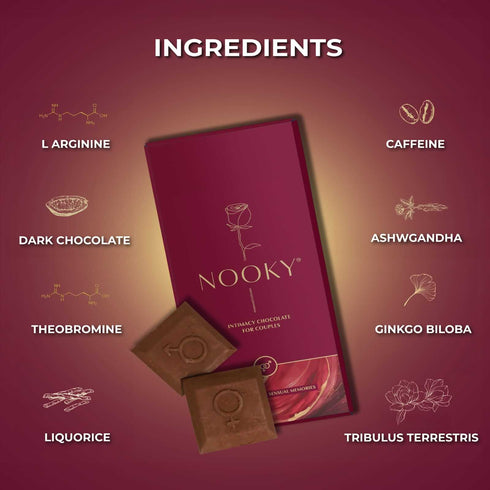 Nooky Mood Enhancing Chocolate For Men & Women